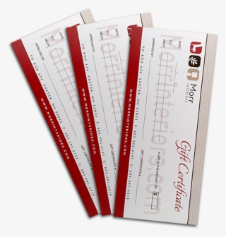 Morr Interiors Gift Certificate - Document #9771409