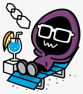 Swimming Pool Beach Sticker By Naeleck #9772250