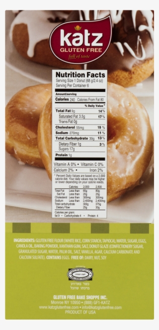 Katz Gluten Free Glazed Donuts - Katz #9772409