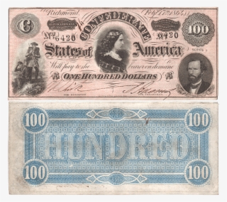 17 1864 $100 Confederate States Of America Pf-3/cr - Confederate States Of America 50 Dollars #9774329