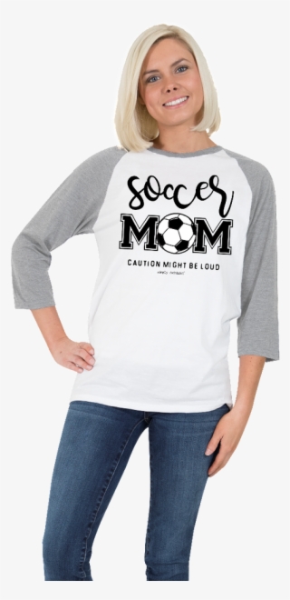 This Soccer Mom Raglan Is From The Line Simply Faithful - White Soccer Mom #9774333