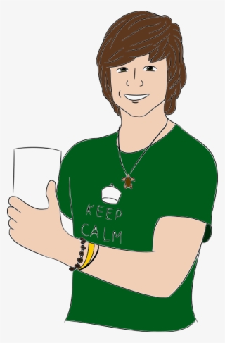 Joven Pulgar Arriba Vector #9774430