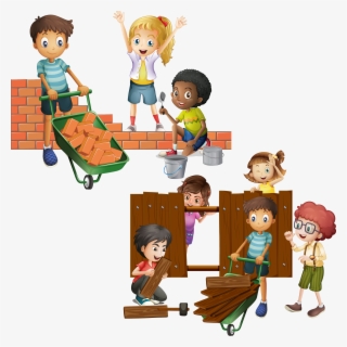 Wall Brick Building Clip Art Child And #9774621