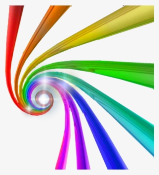3d Rainbow Swirls - Rainbow Swirls Png #9774698