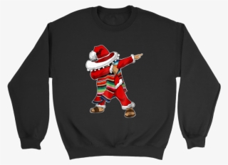 Christmas Sombrero Dabbing Mexican Poncho Santa T-shirt - Crew Neck #9775510