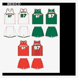 Mexico - Lakers Jersey Vector #9775612
