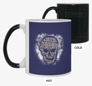 White Smoke Black Skull Sloth Pattern Mug - Avengers Endgame Cup #9776921