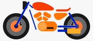 Colorful Transport Motorcycle Harley Png And Vector - Vector Graphics #9777985