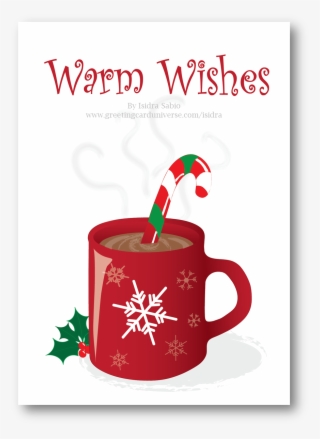 Hot Chocolate Clipart Warm Wish - Hot Chocolate Christmas Cards #9781816