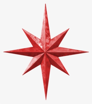 Old Rose Map Star Transprent Png - 8 Pointed Star Gold #9782471