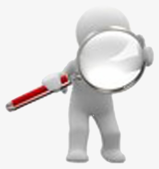 Monigote Pensando Png - Omino Con Lente Di Ingrandimento #9783972