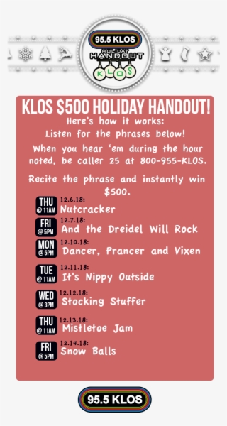 The Klos $500 Holiday Handout - Granny Smith #9784228
