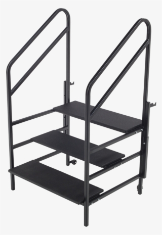 Amtab Stp3 Three Stage Step With Handrail For 24 Inch - Stairs #9784281