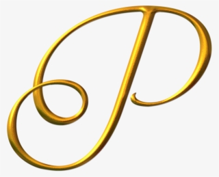 Letter P Png Photo - Letra P En Dorado #9784759