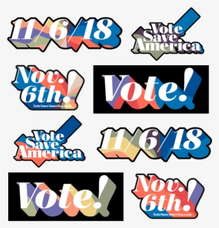Vote Save America Sticker Pack #9785803