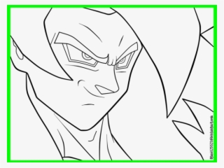 Goku Clipart Easy - Goku Face Drawing Easy #9786272