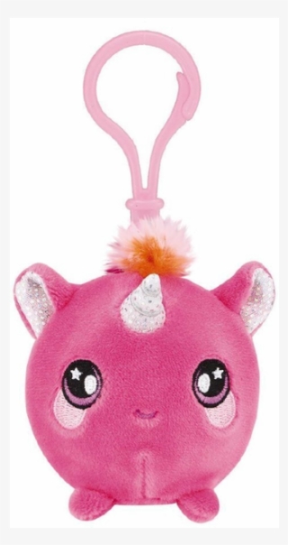 Squeezamals Series 2 Clip On Plush - Squeezamals Pink Unicorn #9786733