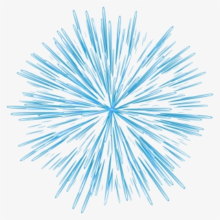 Firework Blue Transparent Png Image - Concentración Desde Una Linea #9788480