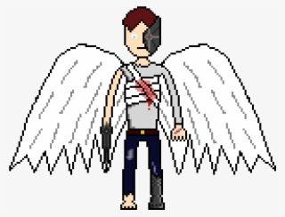 Angel/cyborg - Cartoon #9789177