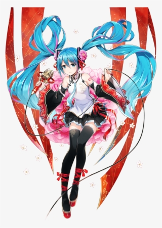 1girl Absurdres Aqua Eyes Aqua Hair Armpits Artist - Hatsune Miku Expo 2019 #9789239