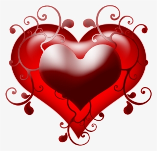 Love Tattoo Clipart Double Heart - Hareketli Kalp #9790151