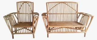Full Size Of Stick Wicker Bamboo Lounge Chair Settee - Bench #9790687