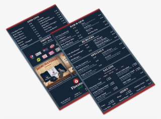 Firestone Grill Menu Graphic Design San Luis Obispo - Brochure #9791871