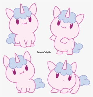 Chibi Unicorn Cute Chibi Png Chibi Unicorn Kawaii Clipart - Unicorn Chibi Cloud #9794590