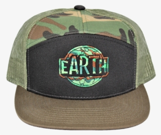 Earth Hat - Camo - Baseball Cap #9794633