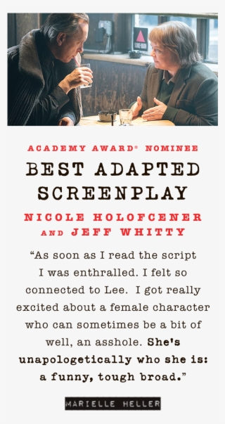 Best Adapted Screenplay - Can You Ever Forgive Me Bar #9794835