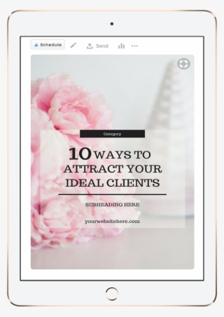 Save Tons Of Time With Our Super Easy Canva Templates - Peony #9795384