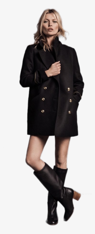 Manteau Mango Noir Bouton Doré #9795422