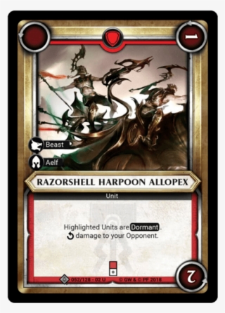 Razorshell Harpoon Allopex - Warhammer Champions Death Deck List #9796593