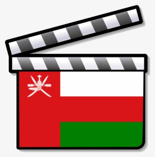 Oman Film Clapperboard - One Act Play Clipart #9796742