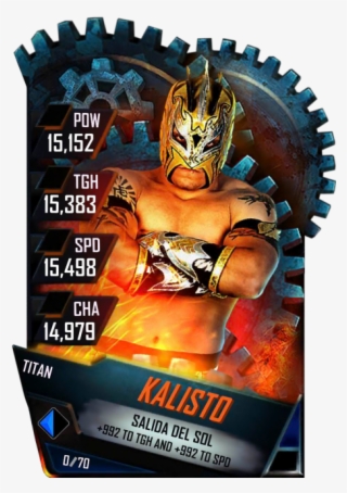 Kalisto S4 18 Titan - Nikki Bella Wwe Supercard #9797420