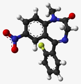 Rohypnol Roofies Chemical Structure - Pyridine Molecule #9797732