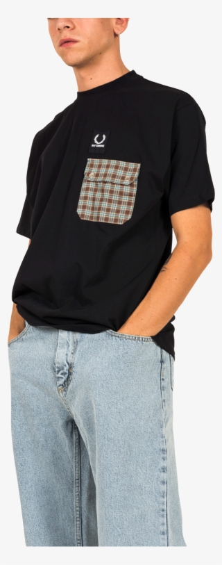 Raf Simons Pocket Detail T-shirt Sm4103 - Pocket #9798577