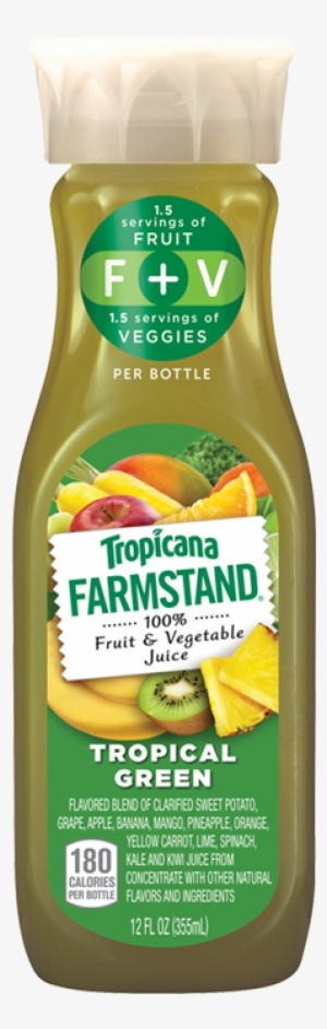 Tropicana Juice - Tropicana Farmstand Fruit And Vegetable Juice, Tropical #980475