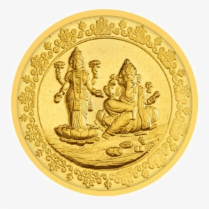 Lakshmi Gold Coin Png Download Image - Goddess Gold Lakshmi #980897