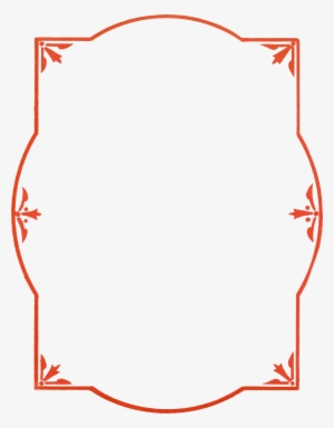 Wings Of Whimsy - Transparent Red Border Png #981232