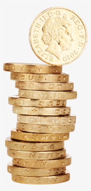 Golden Coins Stack Png Transparent Image - Coin Stack #981235