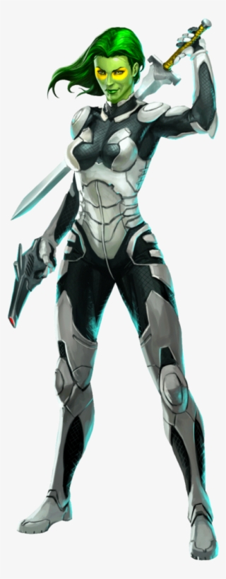 Download Marvel Gamora Comic Png Clipart Gamora Rocket - Marvel Gamora Transparent #981935