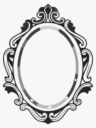 Pink Oval Frame Clipart Clipart Panda Free Clipart - Mirror Clipart #982145