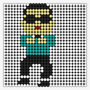 Psy Gangnam Style Perler Bead Pattern / Bead Sprite - Pixel Art Minecraft Psy Gangnam Style #982539