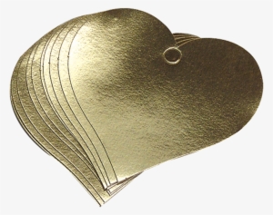 Gold Foil Heart Tags #983003