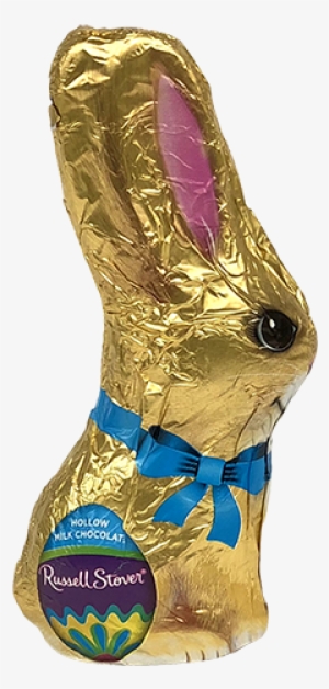 Russell Stover Gold Foil Hollow Milk Chocolate Bunny - Russell Stover Gold Bunny #983071