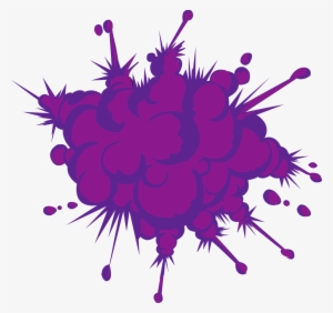 Vector Graphics, - Cartoon Purple Explosion #983263