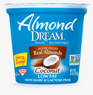 Almond Non-dairy Yogurt, Coconut - Almond Dream Non-dairy Lowfat Yogurt, Coconut - 6 Oz #983966