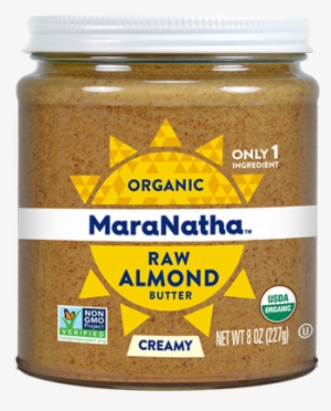 Organic Raw Creamy Almond Butter - Maranatha Organic Peanut Butter 16oz #984096