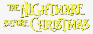 Nightmare Before Christmas Logo #984282